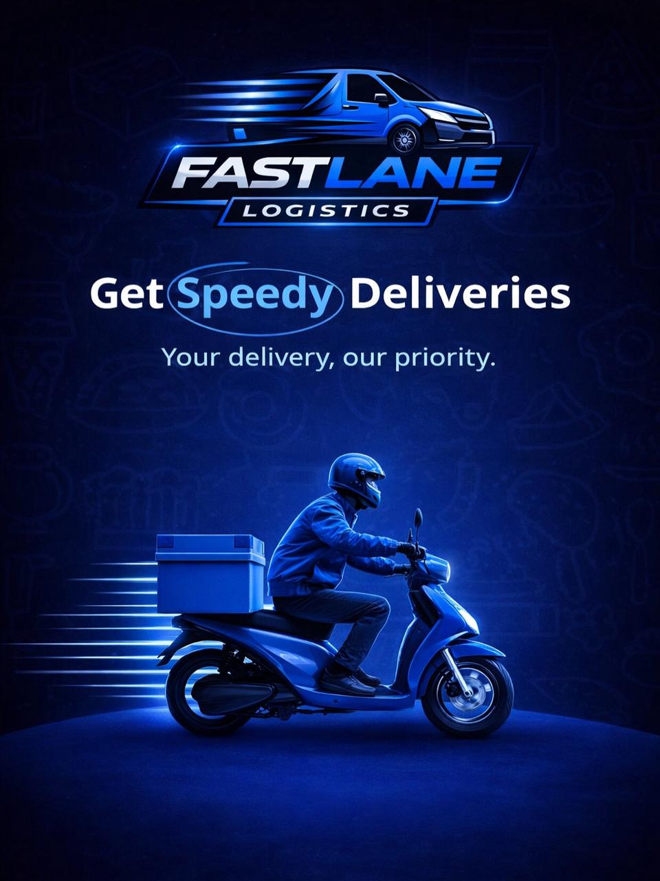 Fastlane Logistics delivery driver
